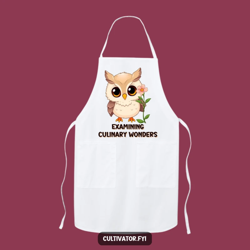 Funny Owl Apron - Gardener's Curious Companion, Practical Funny Gift