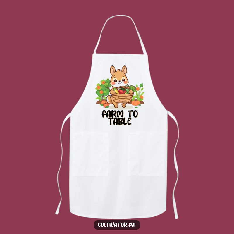 Funny Farmer Animal Apron: Harvest Ready - Practical Funny Gift