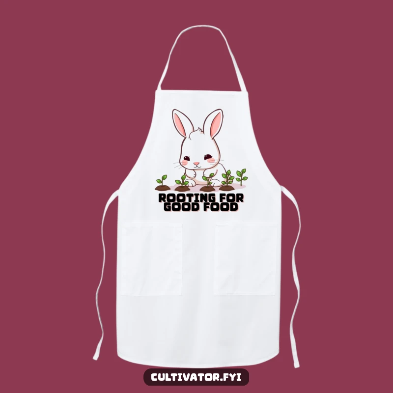 Funny Rabbit Seedling Apron: Protect Your Clothes with Adorable, Humorous Gardening Style