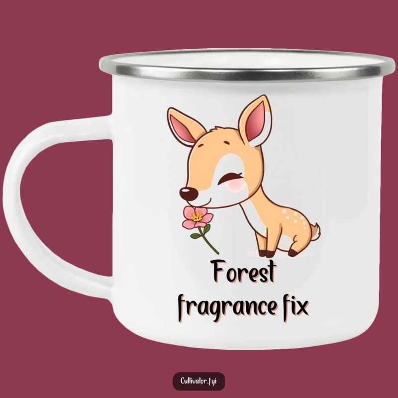 Funny Deer Camping Mug: Outdoor Adventures, Contented Spirit, Perfect Funny Gift