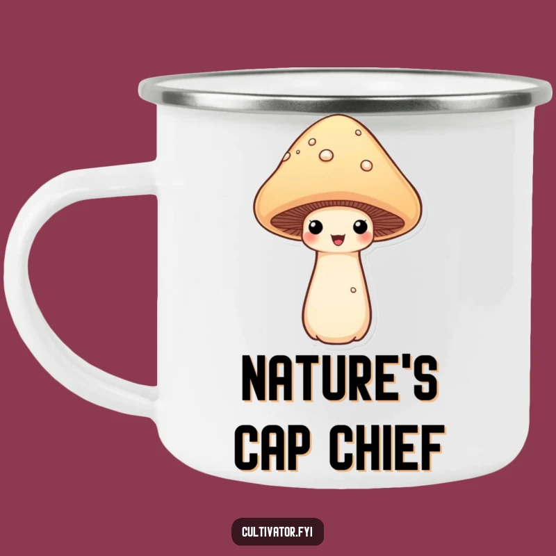 Funny Proud Mushroom Camping Mug: Adventure Fungi Humor for Outdoor Gift