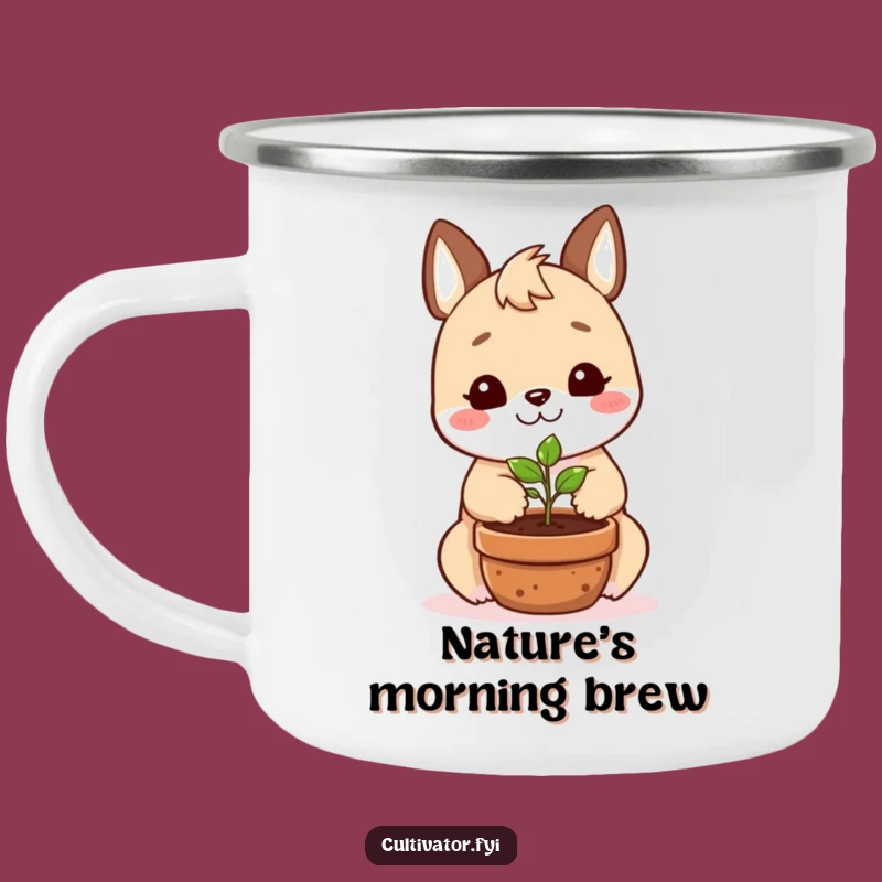 Funny Gardener Animal Camping Mug: Outdoor Growth, Unique Funny Gift!