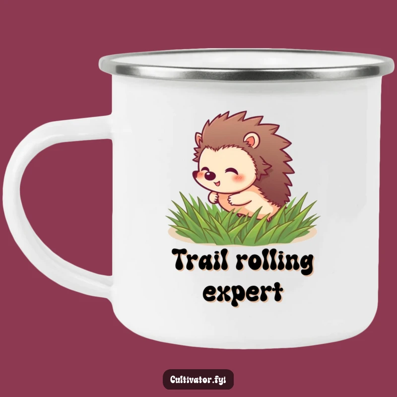 Funny Hedgehog Campfire Mug: Giggling Joy Friend, Outdoor Funny Gift!