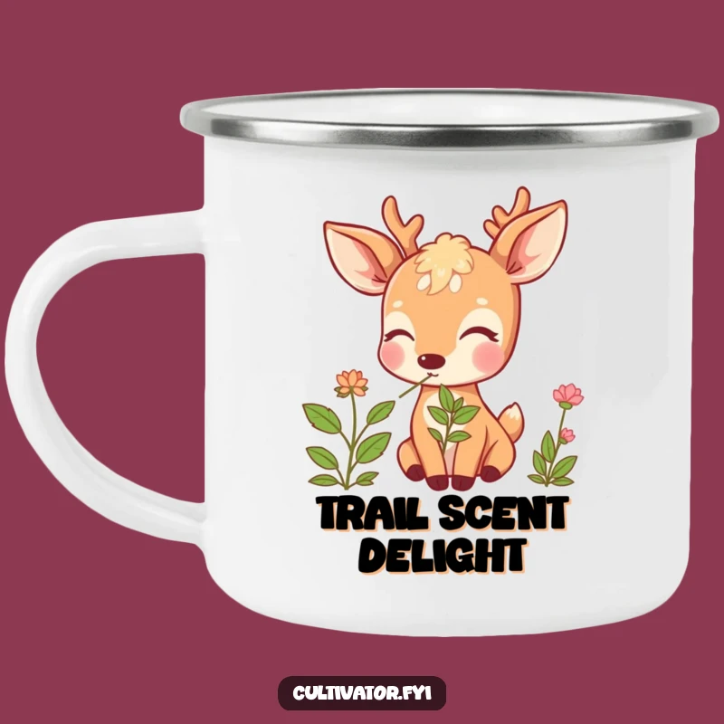 Funny Deer Herb Camping Mug: Outdoor Aroma Adventure Cup, Ideal Funny Gift