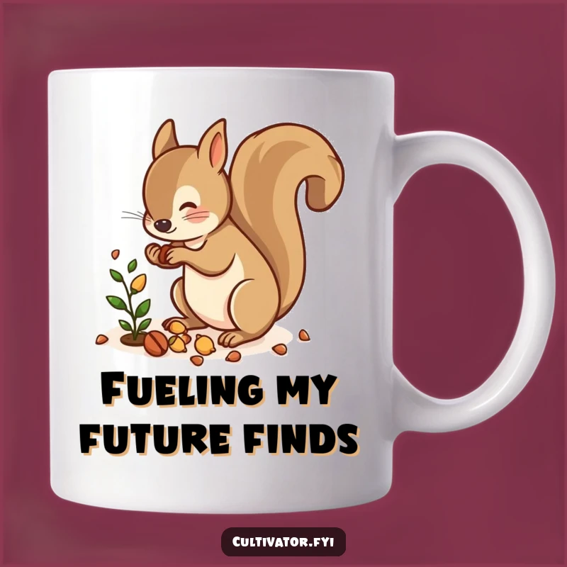 Funny Squirrel Nut Scatter Mug: A Hilarious Gift for Nature Lovers