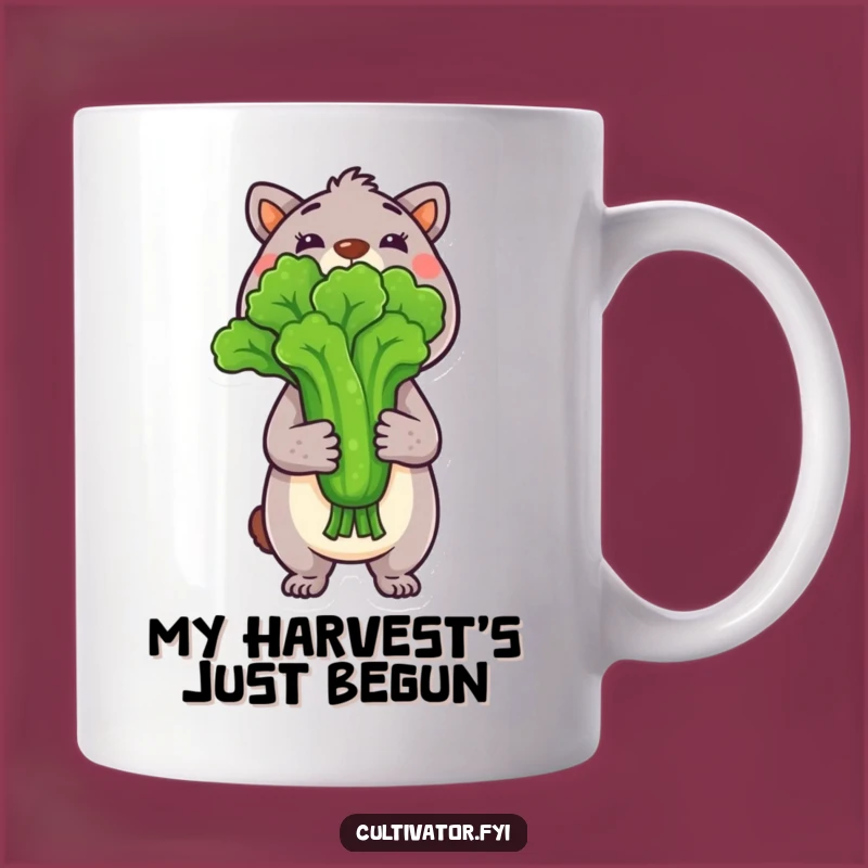 Funny Harvest Animal Mug: Veggie Pride, Perfect Gardener Gift