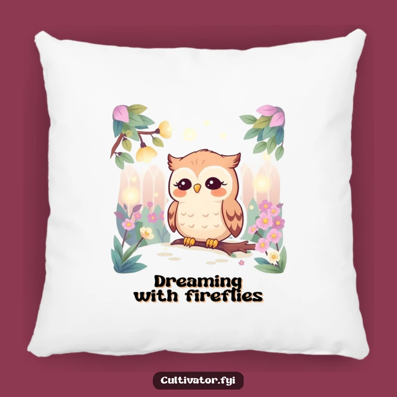 Funny Owl Garden Pillow - Soft Cushion for Dreamy Nights - Perfect Funny Gift