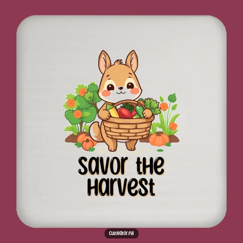 Funny Farmer Animal Coaster: Harvest Protection - Chic Funny Gift