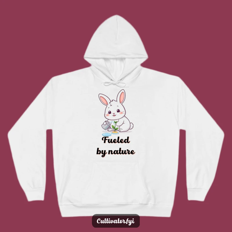 Cozy Funny Rabbit Gardener Hoodie: Warmth and Whimsy for Plant Lovers
