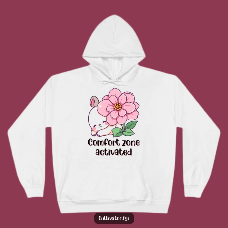 Funny Content Animal Hoodie: Cozy Bloom Buddy - Ultimate Funny Gift