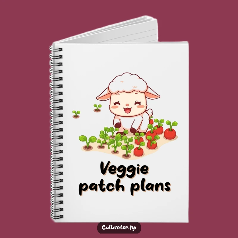 Funny Sheep Vegetable Notebook: Journal Your Garden Plans