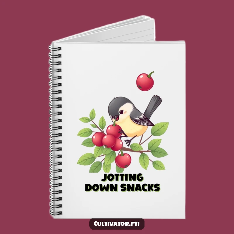 Funny Chickadee Notebook: Jot Down Joy, Cheerful Notes, Great Funny Gift for Writers