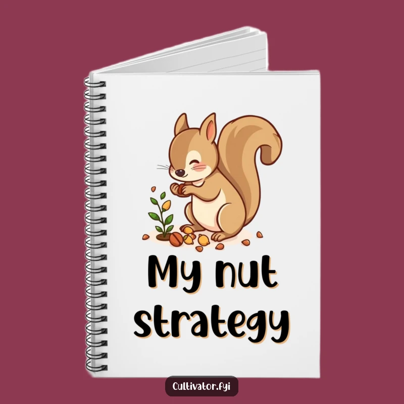 Funny Squirrel Nut Scatter Notebook: Jot Down Your Wild Ideas