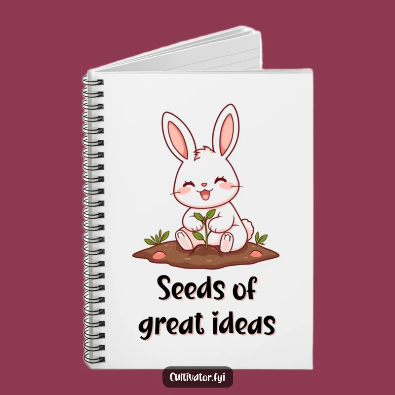 Funny Rabbit Planting Notebook: Journal Your Green Ideas