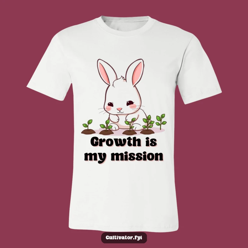 Funny Rabbit Seedling T-Shirt: Adorable, Hilarious Gift for Gardeners and Nature Lovers