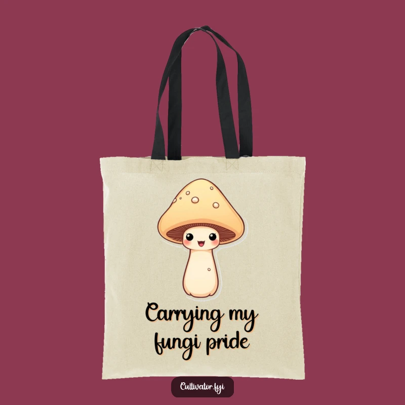 Funny Proud Mushroom Tote Bag: Carry Your Fungi Humor in Style Gift