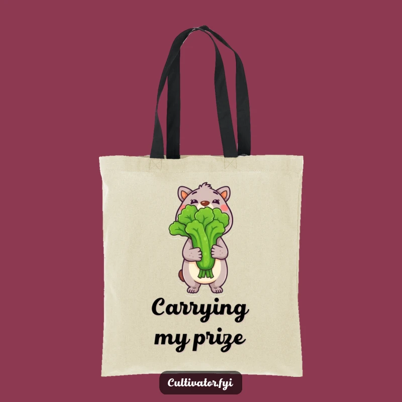 Funny Harvest Animal Tote Bag: Garden Bounty, Great Eco-Friendly Gift