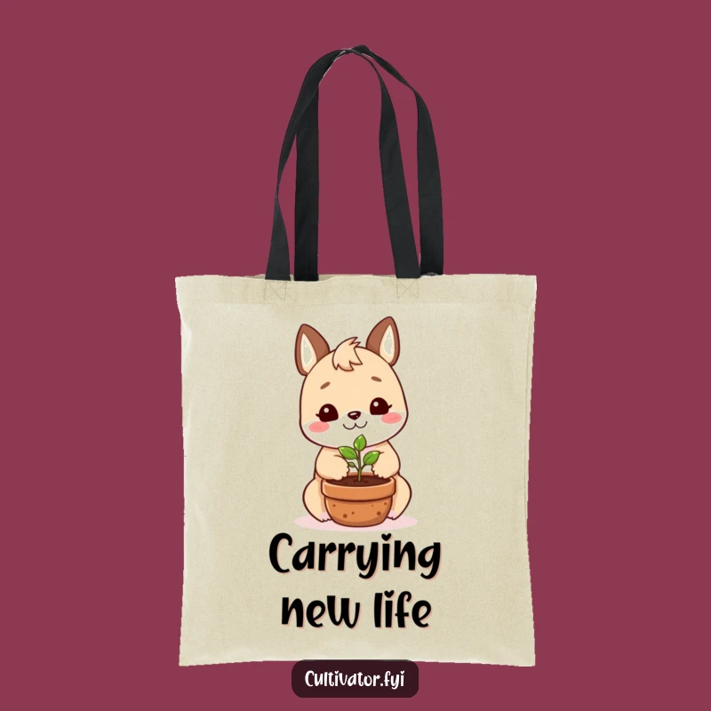 Funny Gardener Animal Tote Bag: Planting Pals, Awesome Funny Gift!