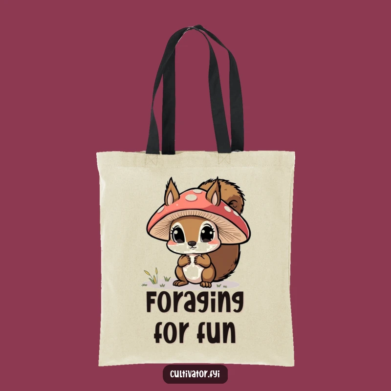 Funny Forest Explorer Tote Bag: Carry Your Finds with a Smile!